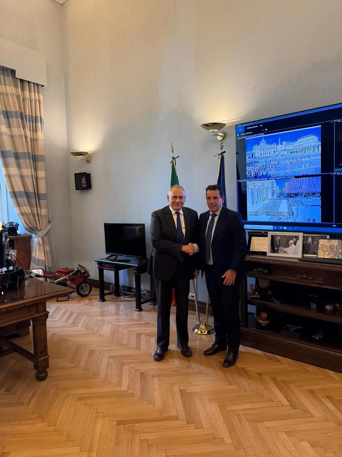 Il Commissario straordinario ha incontrato il Prefetto di Roma: obiettivo legalit&agrave; e trasparenza negli appalti