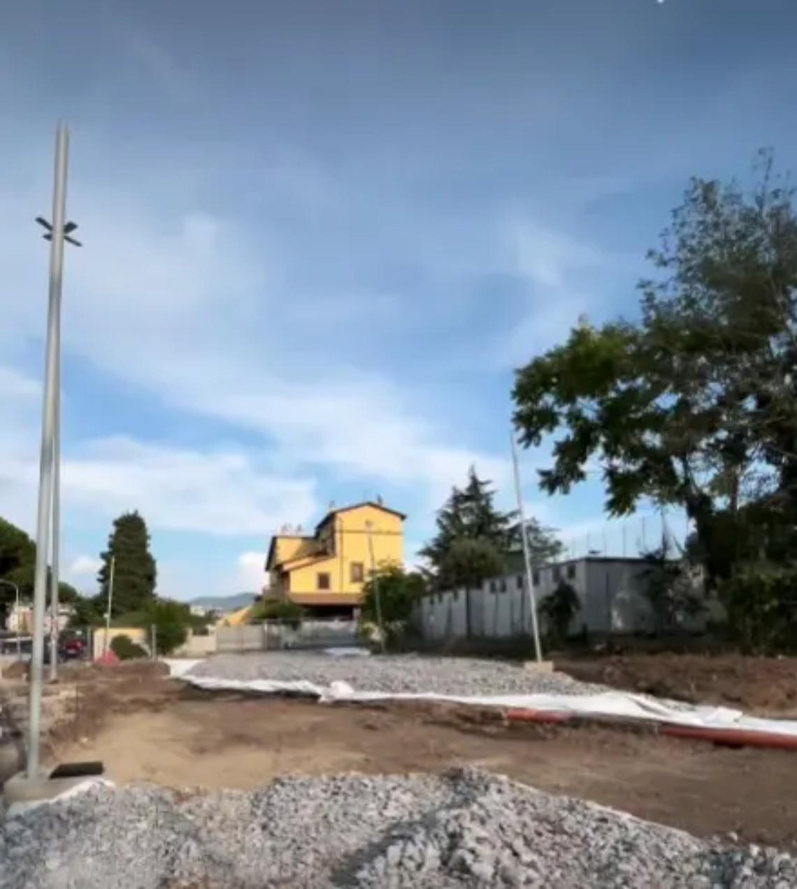 Viterbo: riqualificato il parcheggio di via campo scolastico