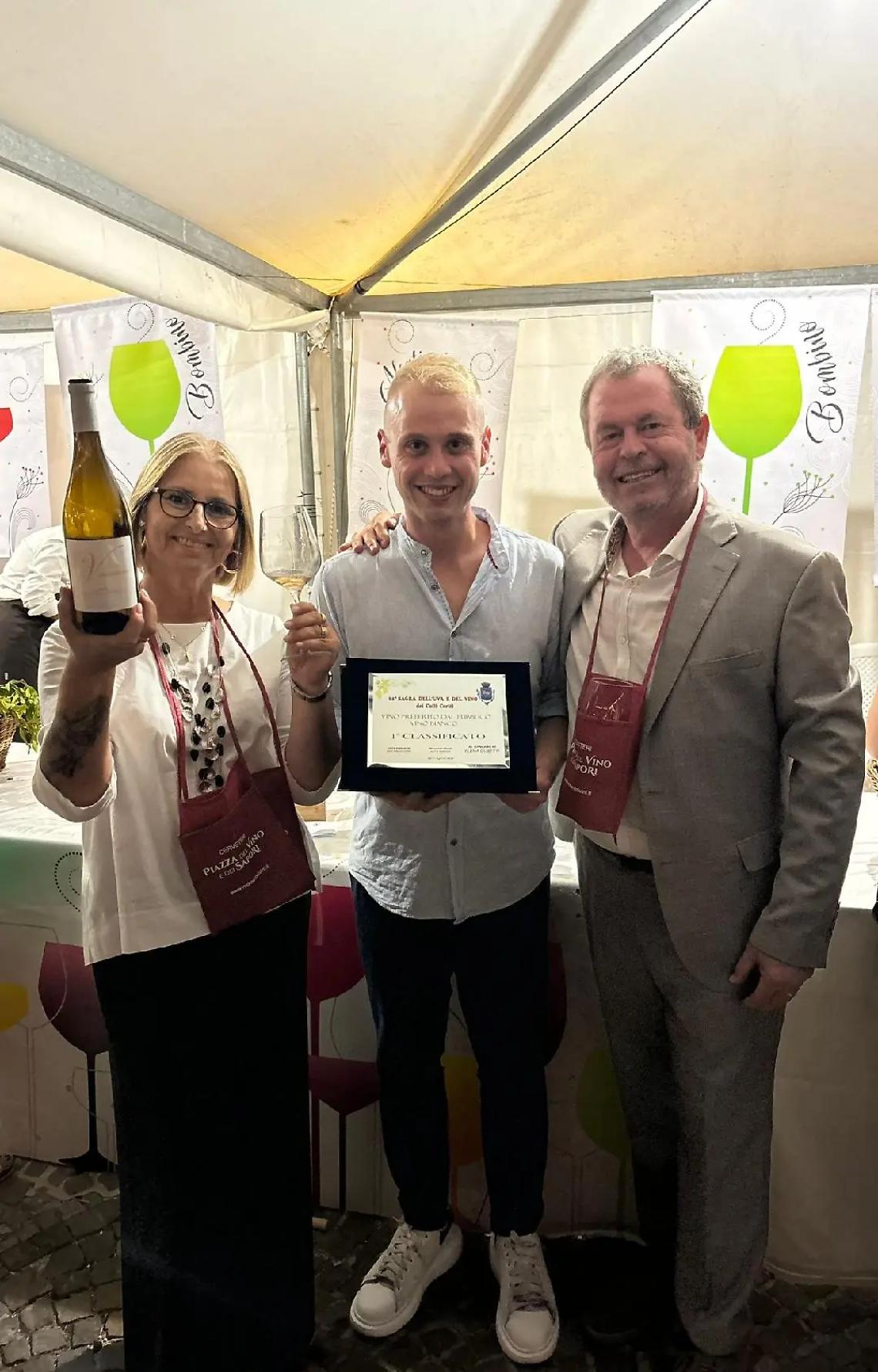 Premio alla Sagra dell&rsquo;Uva per Valle del Canneto