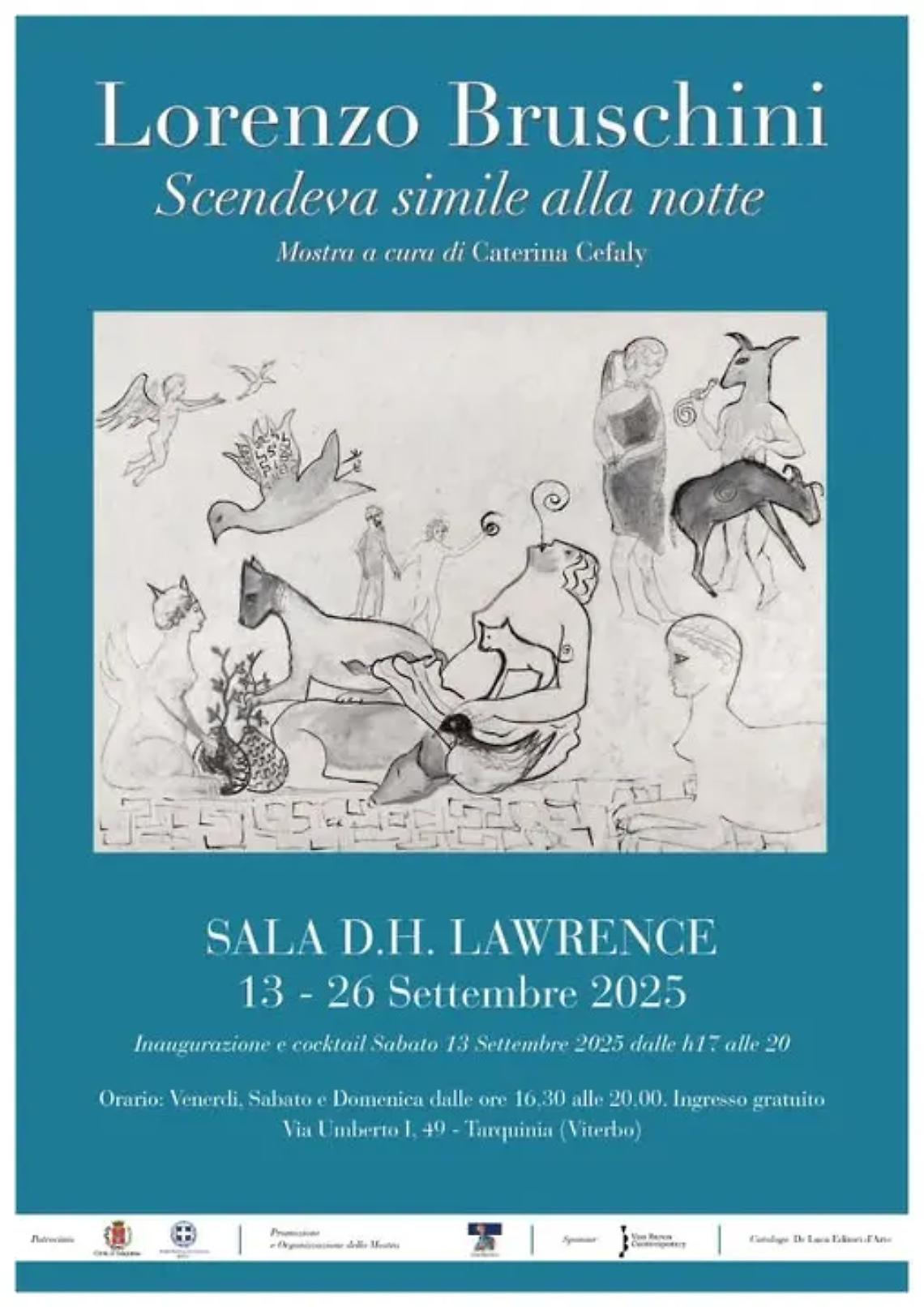 Si inaugura oggi la mostra personale di Lorenzo Bruschini: &ldquo;Scendeva simile alla notte&rdquo;