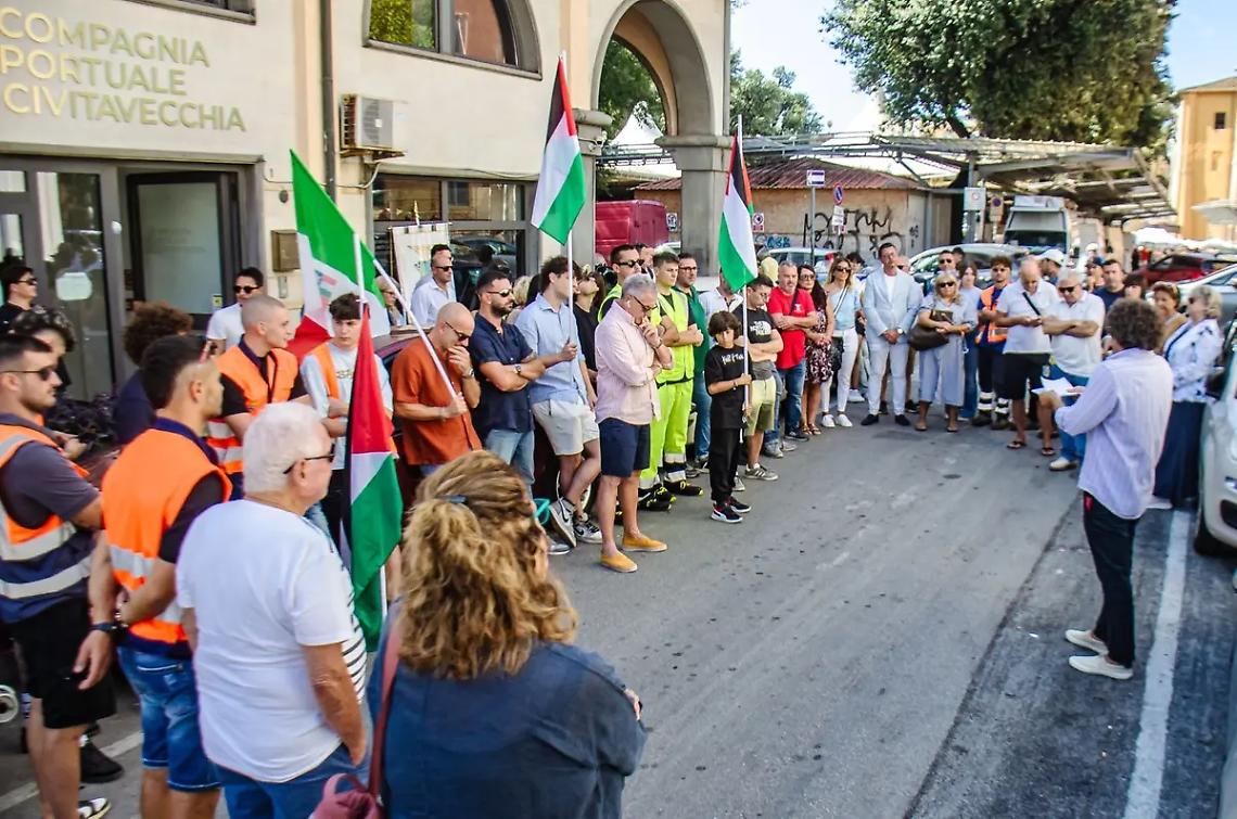 Compagnia portuale a sostegno di Gaza