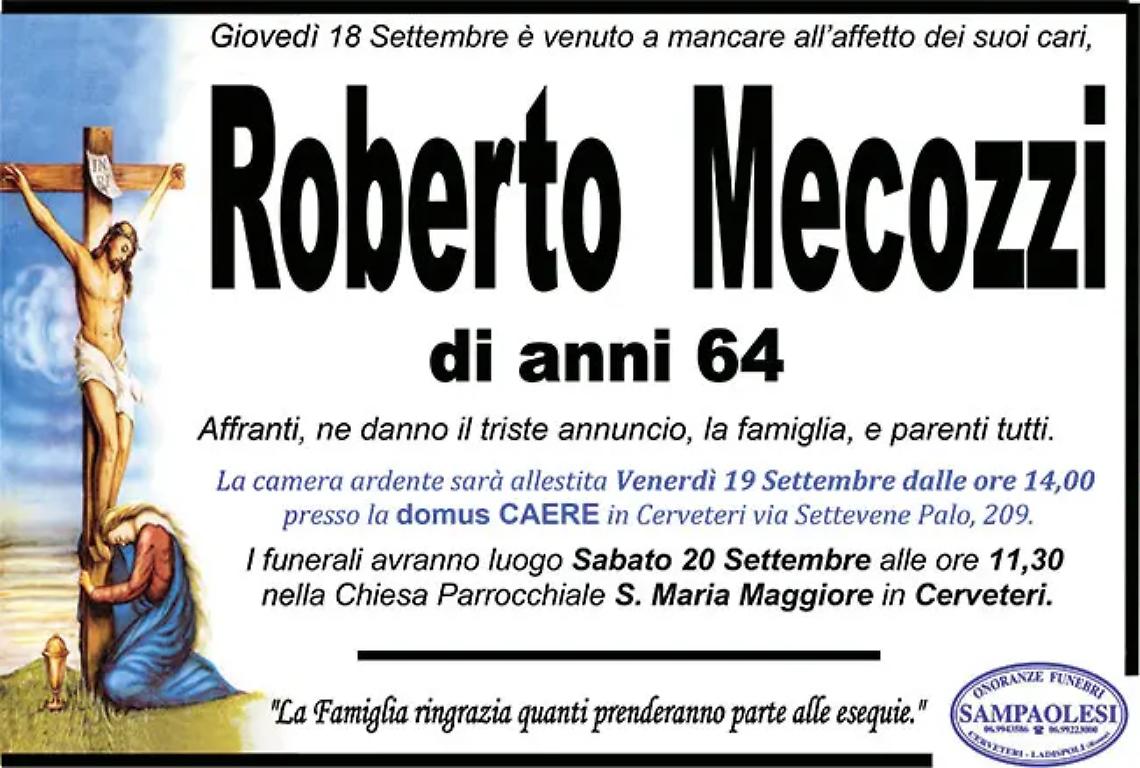 ROBERTO MECOZZI di anni 64