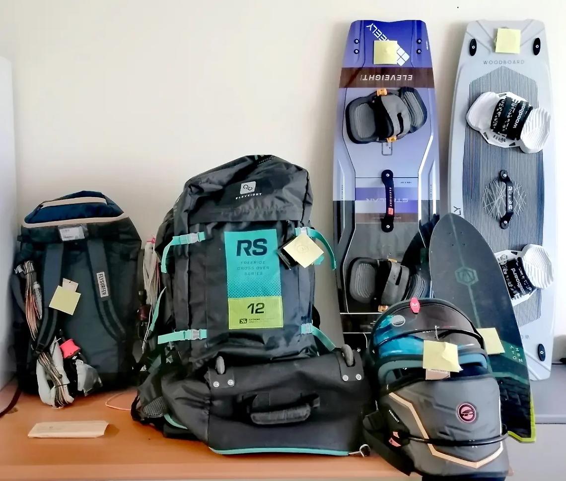 Ruba attrezzatura da kite surf, incastrato dalla Polizia di Frontiera