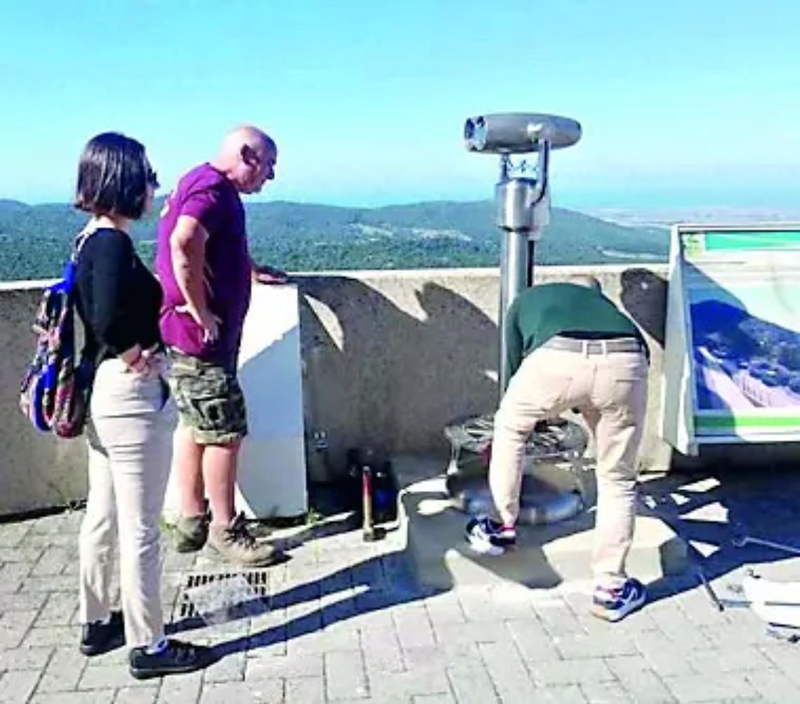 Binocolo panoramico al multipiano di Monte Roncone