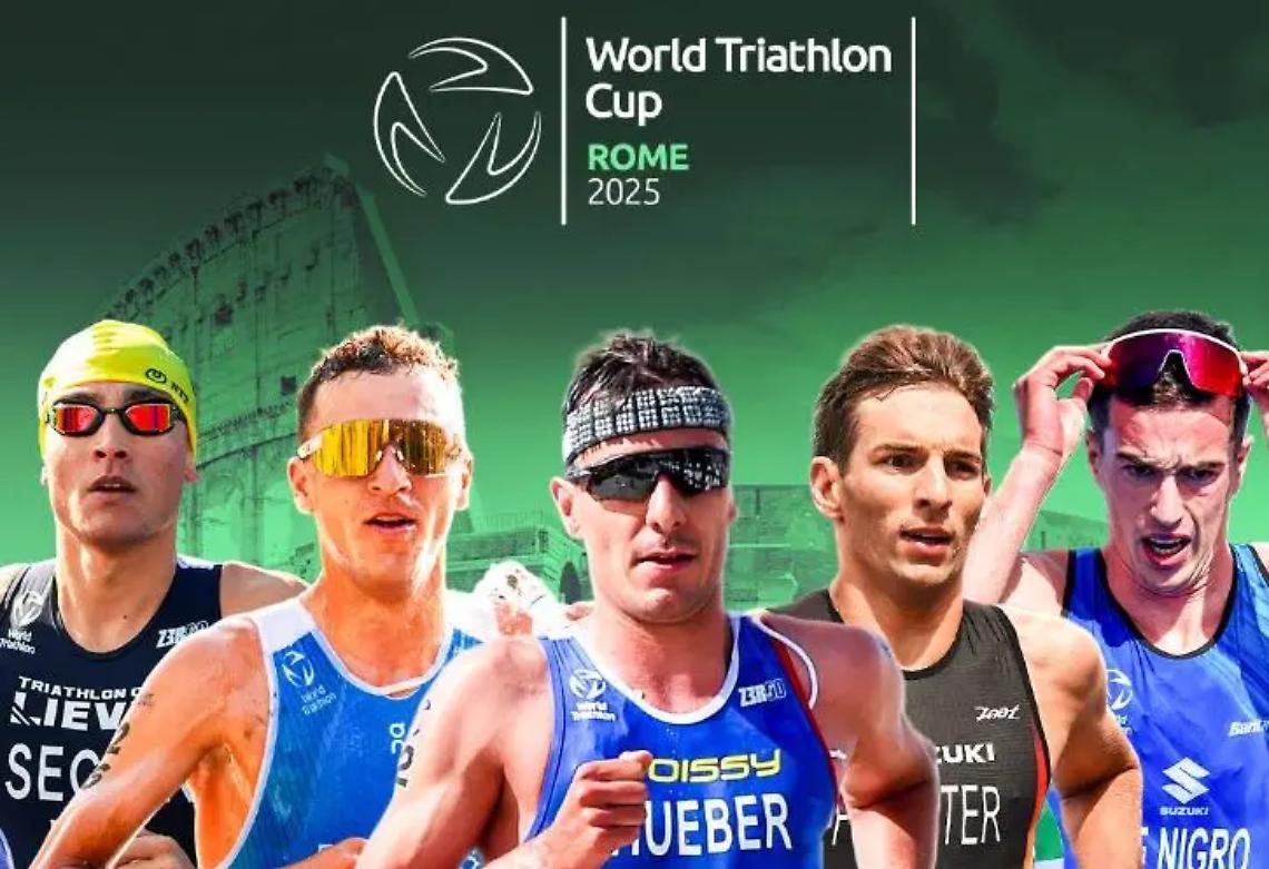 Sabato la World Triathlon Cup 2025, a Roma oltre 100 atleti da 30 Paesi