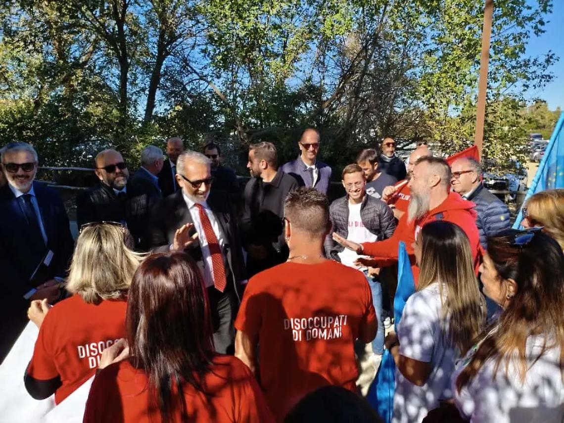 Nuova Sair, il presidente Rocca incontra gli Oss: &laquo;Non vi abbandoniamo&raquo;