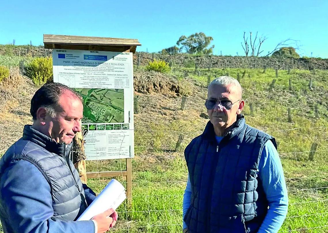 Sopralluogo a Granaretto, area ripiantumata con i fondi Pnrr in stato di abbandono