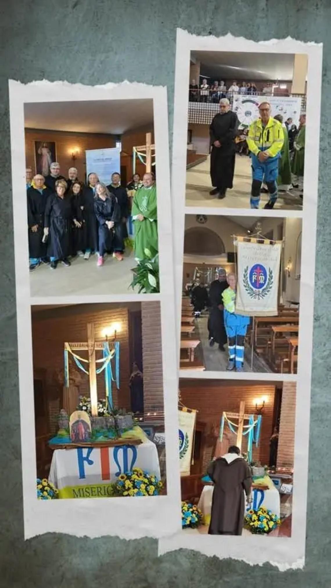 La &ldquo;Croce del Giubileo&rdquo;, simbolo del pellegrinaggio delle Misericordie d'Italia, ha fatto tappa anche a Santa Marinella