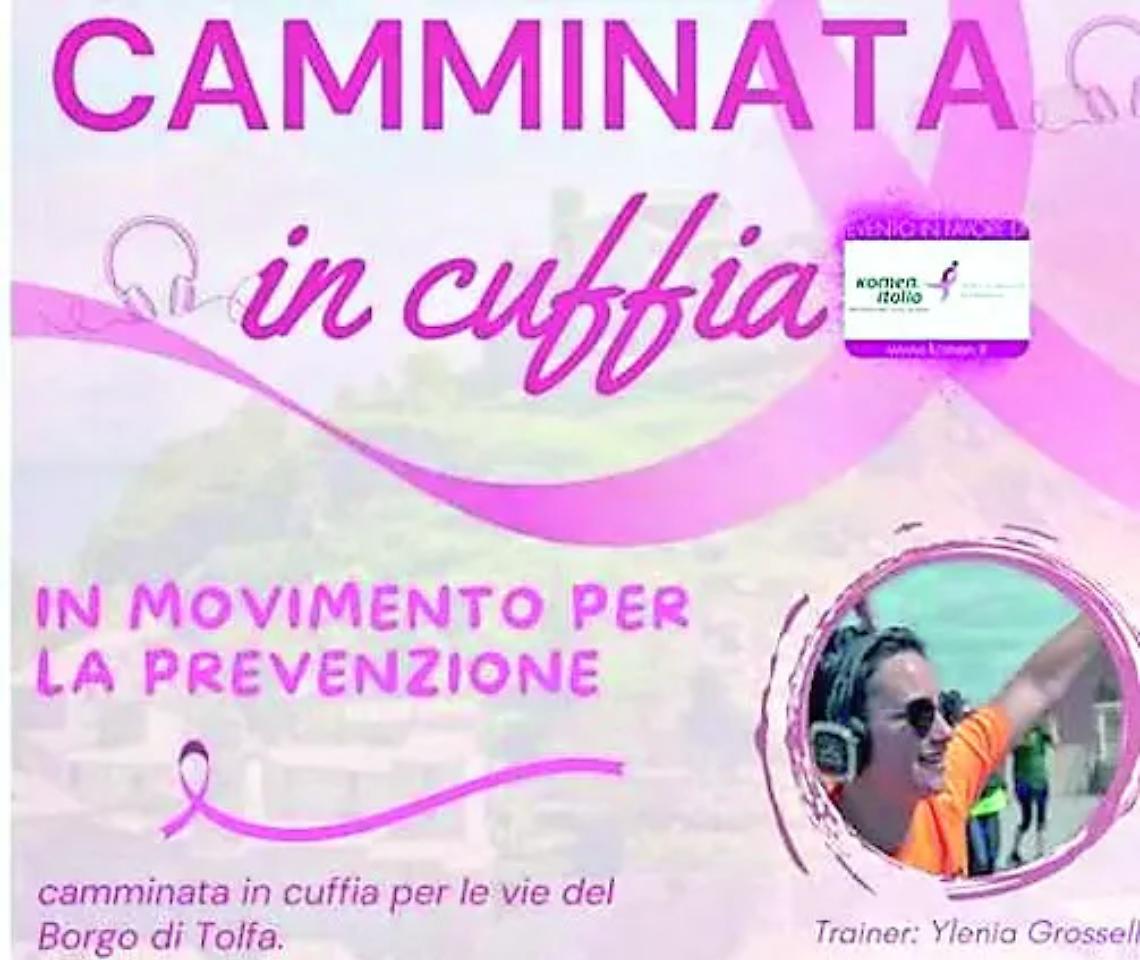A Tolfa la &ldquo;Camminata in cuffia&rdquo;: in movimento per la prevenzione