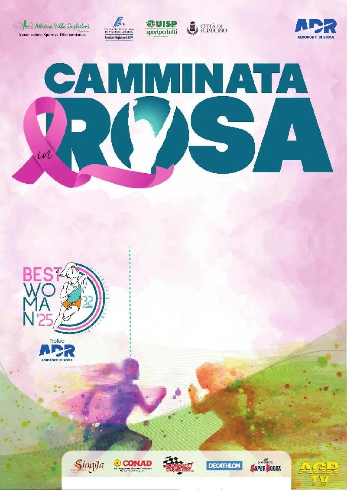 Atletica Villa Guglielmi, il 7 dicembre l&rsquo;edizione 2025 della Camminata in Rosa