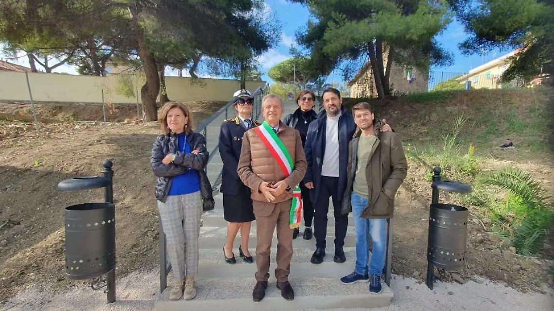 Santa Marinella, riaperta la scalinata all&rsquo;ex fungo