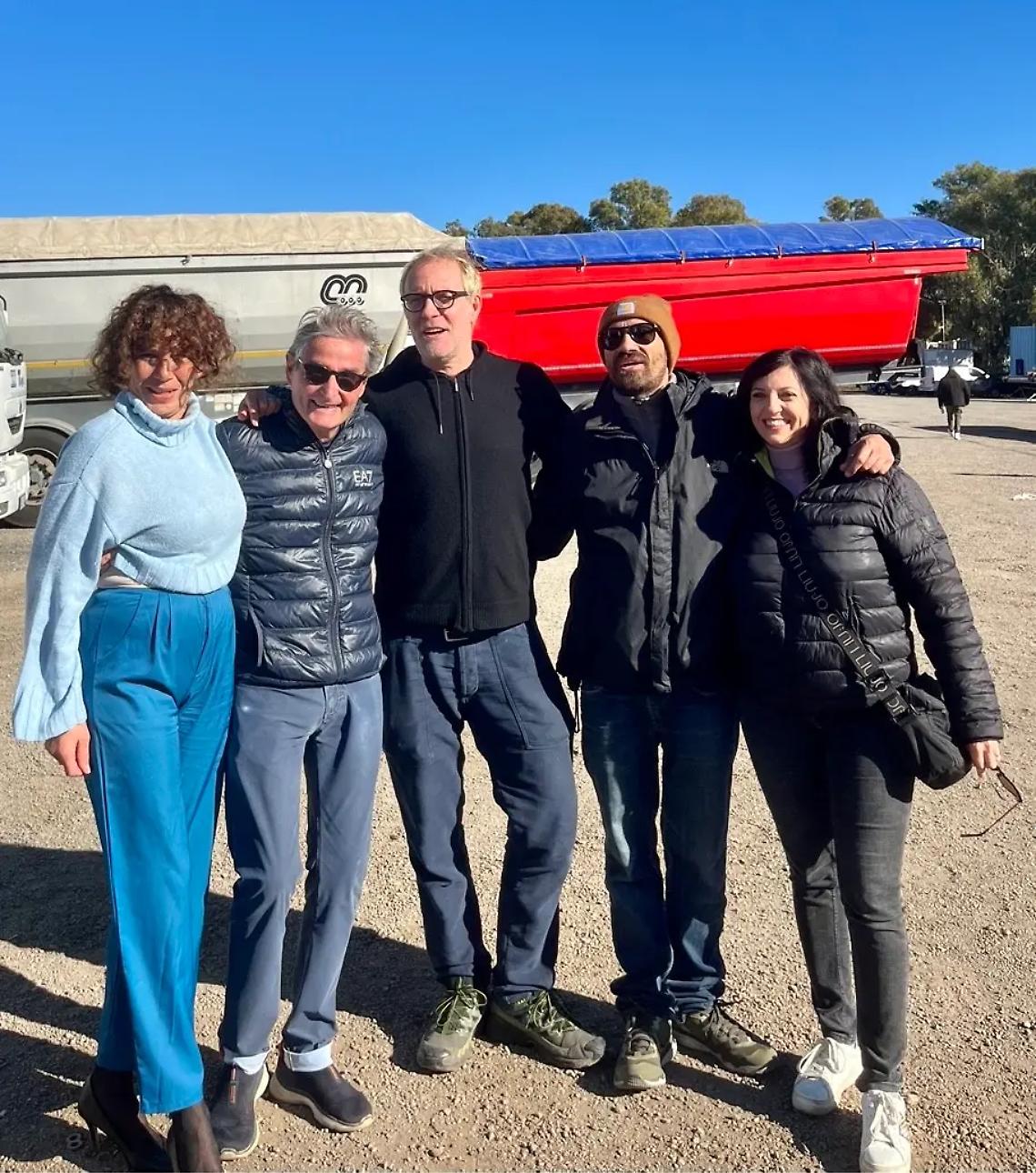 Civitavecchia set di &ldquo;Armony&rdquo; con Mastandrea, Argento e Muti