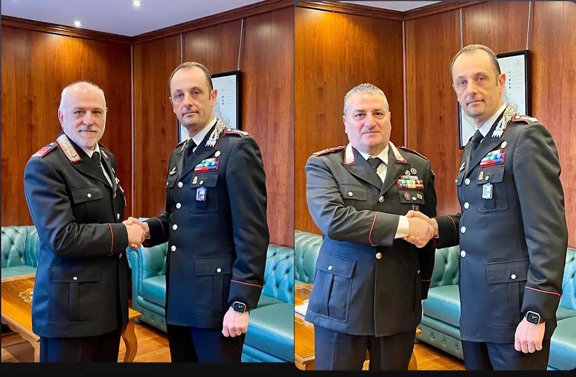 L&rsquo;Arma saluta Botticelli e Panunzi