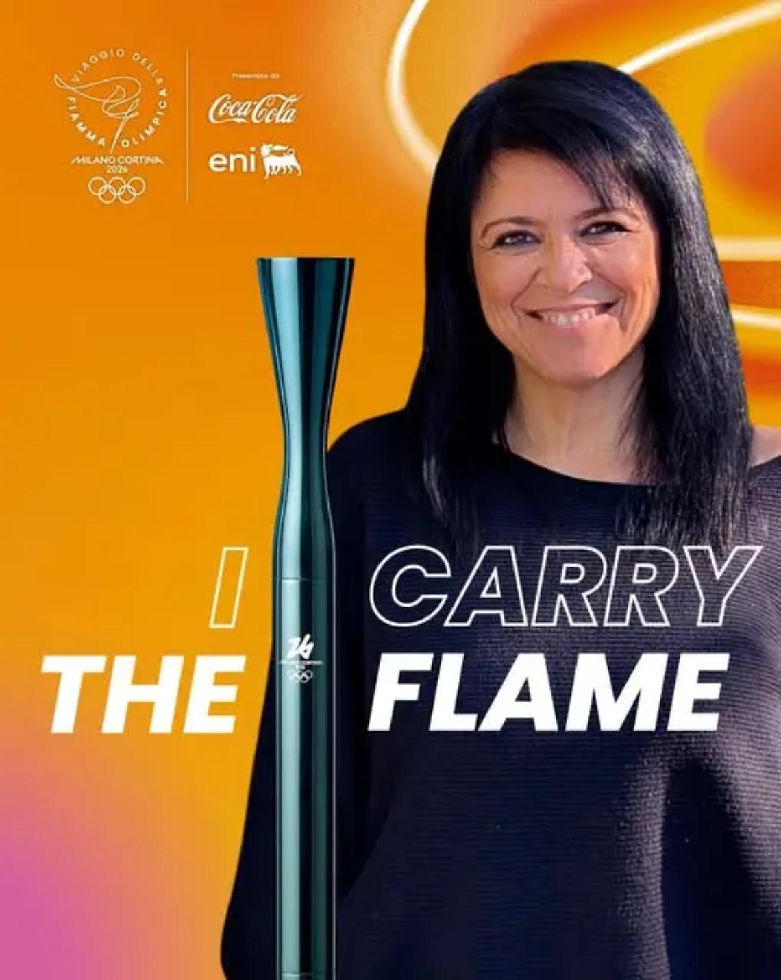 La fiamma Olimpica Milano Cortina 2026 arriva a Tarquinia: Erika Biagioni tedofora