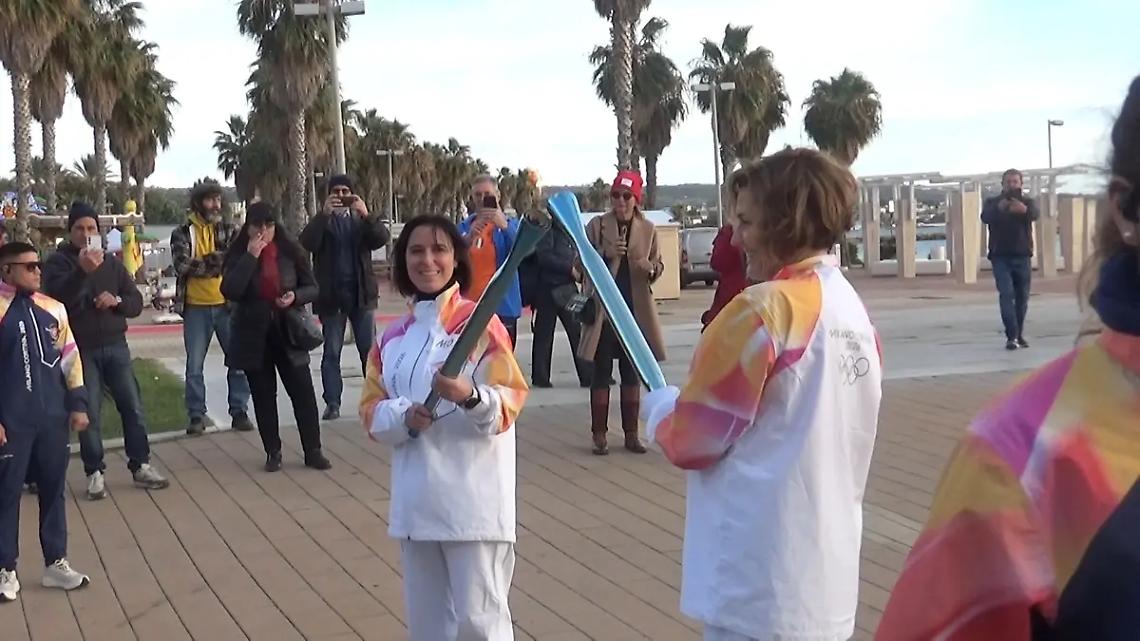 Dal vivo fa tutto un altro effetto: la Fiamma Olimpica &egrave; passata da Civitavecchia