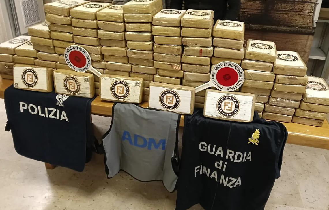 Colpo grosso a Civitavecchia: sequestrati 138 kg di cocaina purissima