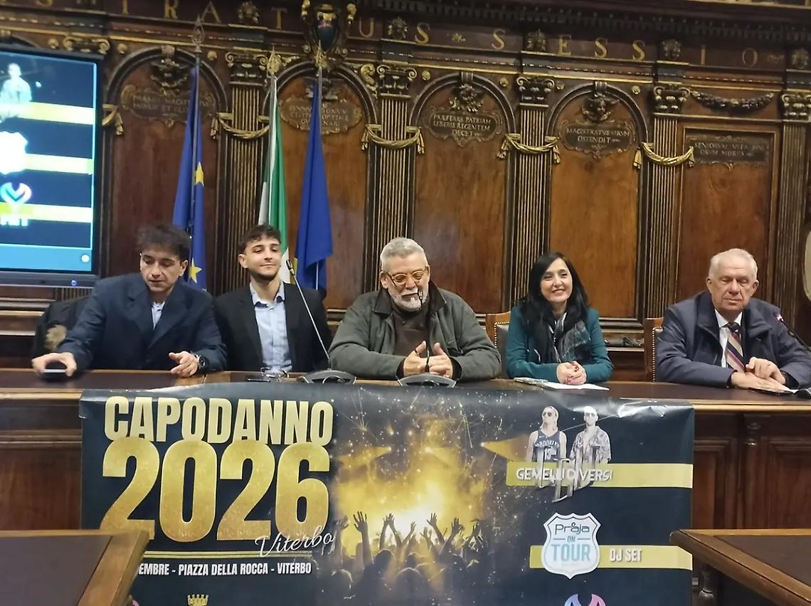 Viterbo: fine e inizio anno tra musica e fontane danzanti