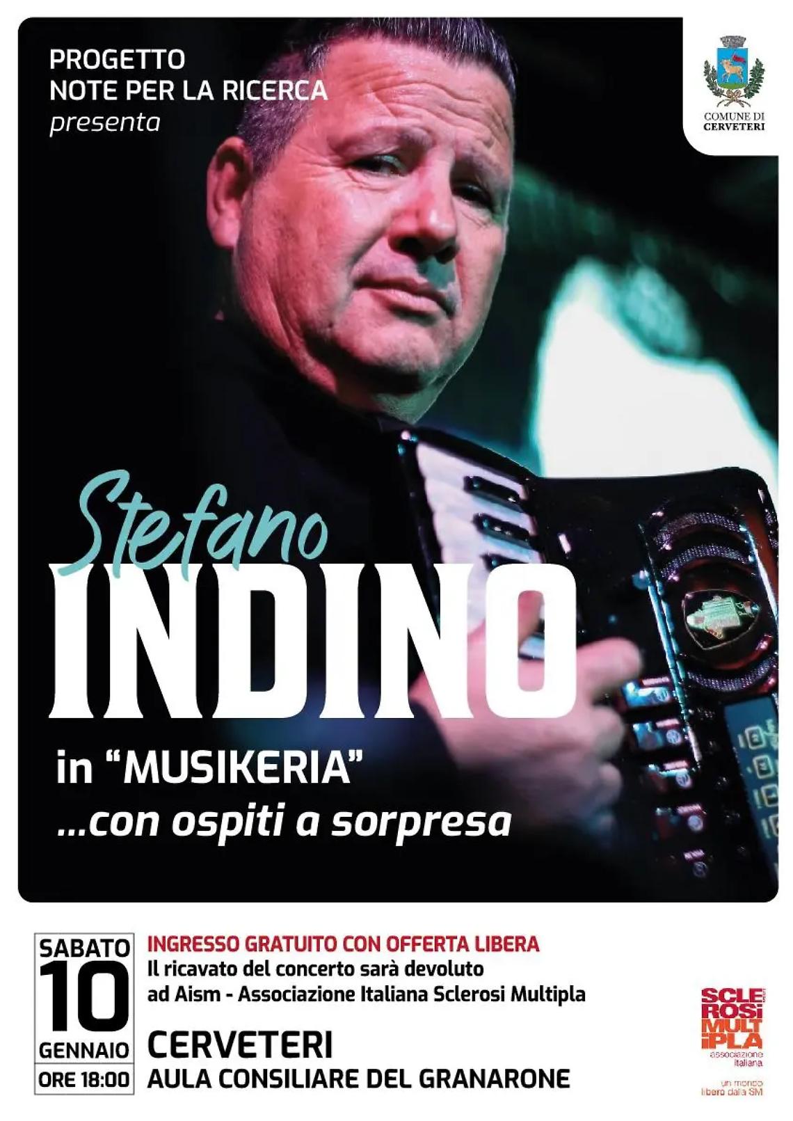 Stefano Indino in concerto a sostegno della ricerca scientifica sulla sclerosi multipla