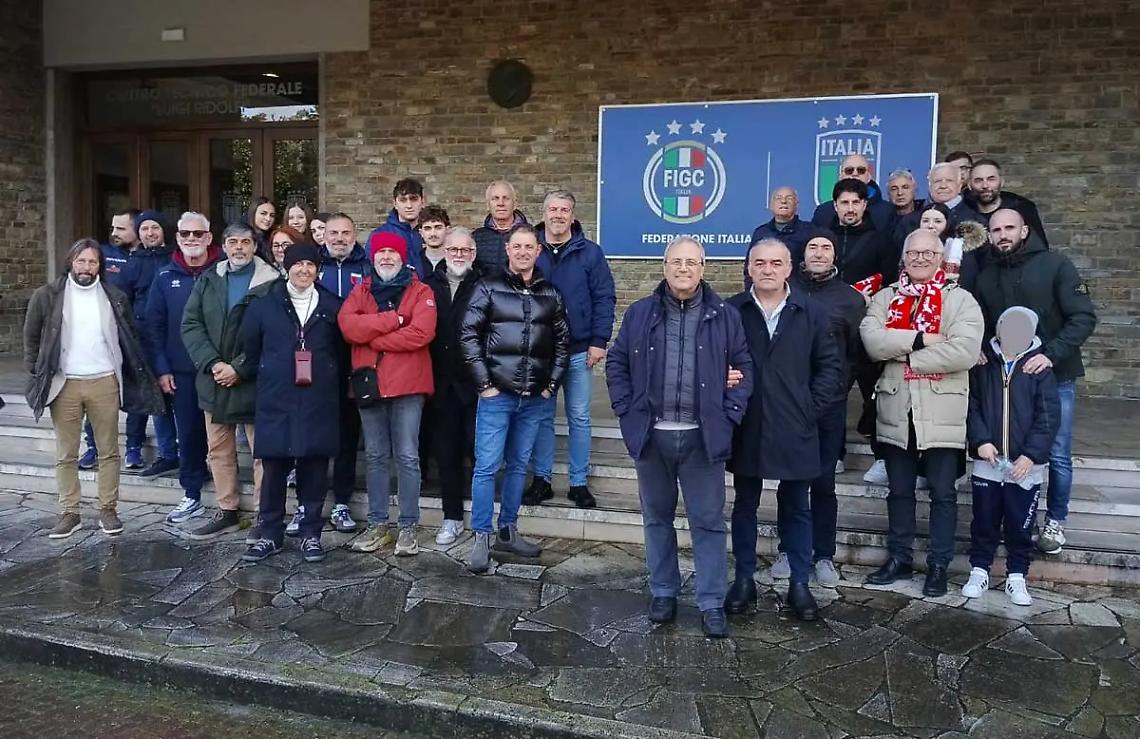 Organizzata con successo dalla Delegazione Figc di Viterbo una giornata a Coverciano