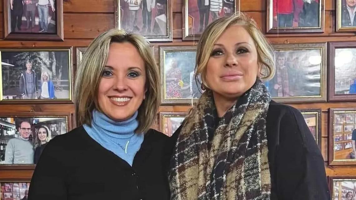 Tina Cipollari a pranzo in Faggeta