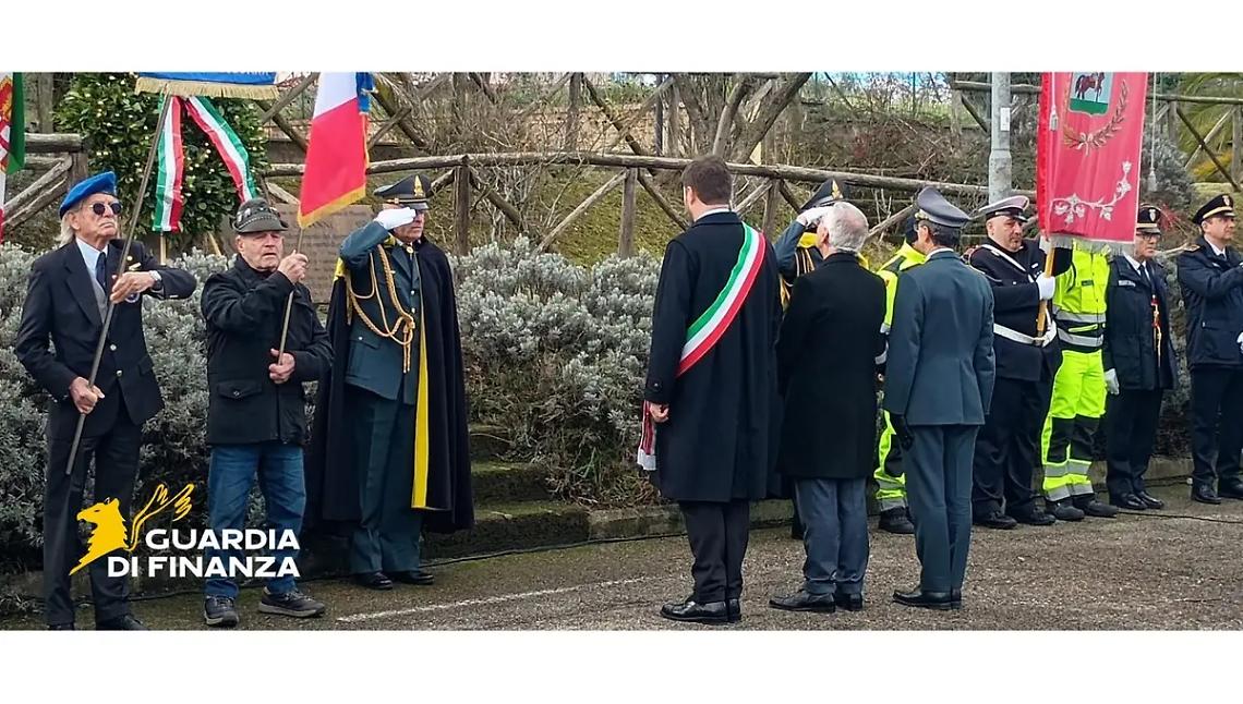 A Bassano Romano deposta la corona in memoria del finanziere Giovanni Ricci