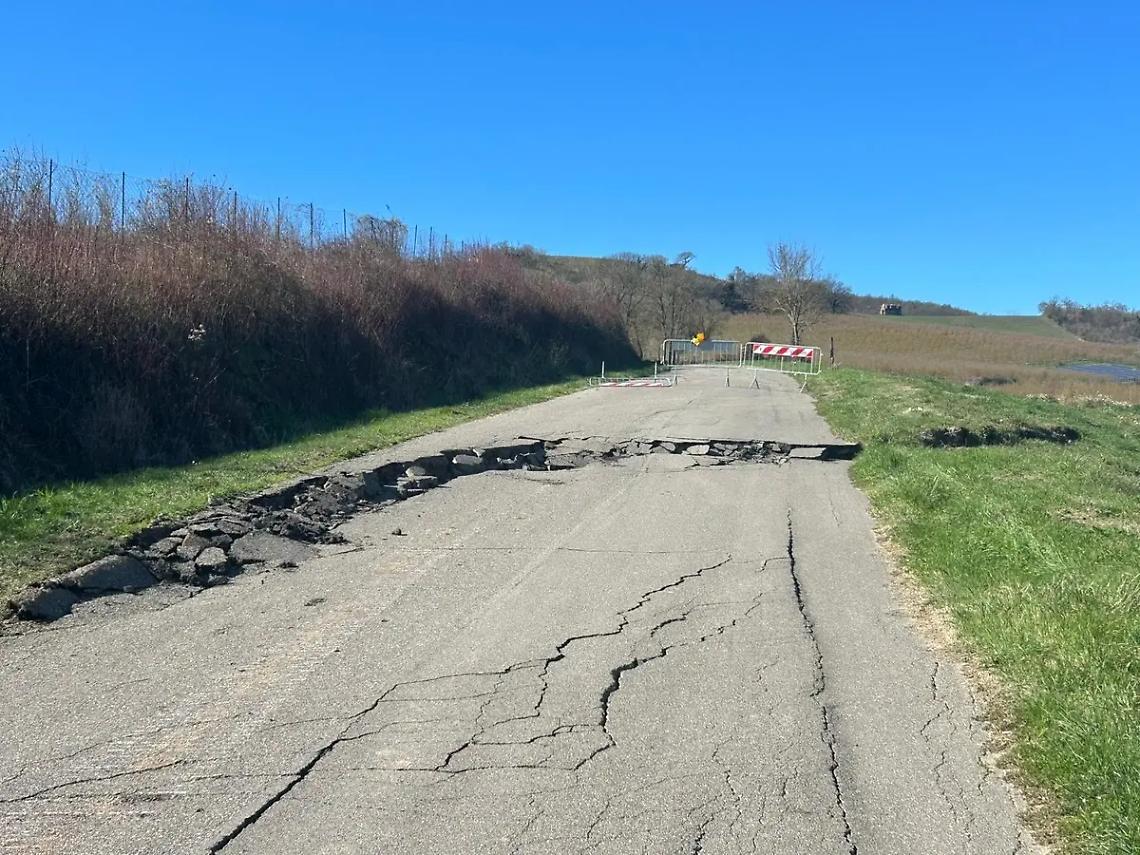 &laquo;Frana a Roccalvecce e Sant&rsquo;Angelo, situazione critica&raquo;