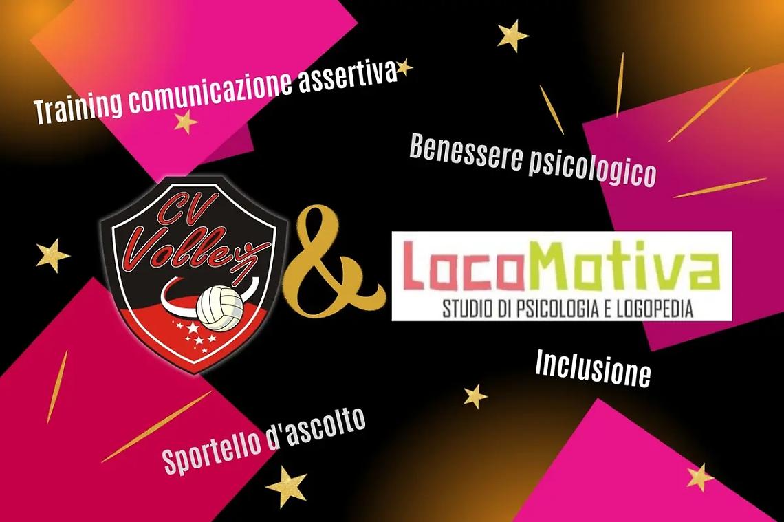Cv Volley e LocoMotiva: nuova collaborazione per inclusione e tutela della salute psicologica