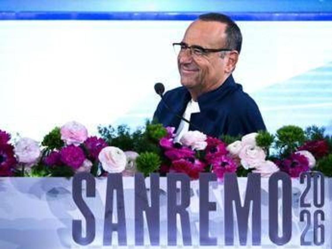 Sanremo, Conti: "Molto contento per gli ascolti, ho lo stesso sorriso dello scorso anno"