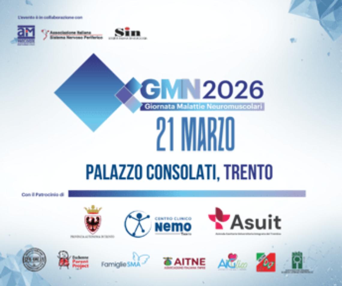 Giornata malattie neuromuscolari, Trento al centro di ricerca e cura