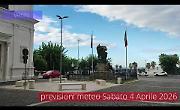 Previsioni del tempo di sabato 4 Aprile 2026