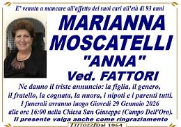 Test - MARIANNA MOSCATELLI &ldquo;ANNA&rdquo; ved. FATTORI