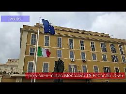 Previsioni del tempo di mercoled&igrave; 18 Febbraio 2026