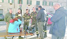 Brillante operazione congiunta dei vigili del fuoco e dei volontari prociv: escursionista disperso domenica nei boschi e ritrovato