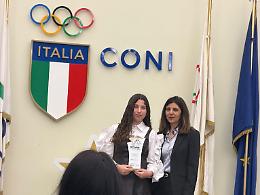 L'emozione di Quagliata: premiata dal Coni