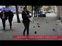 Previsioni del tempo di gioved&igrave; 5 Marzo 2026