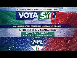 DIRETTA VIDEO : Verso il referendum sulla giustizia: Fratelli d'Italia incontra i cittadini con Delmastro e Concia