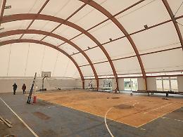 Ultimi ritocchi alla palestra  polifunzionale