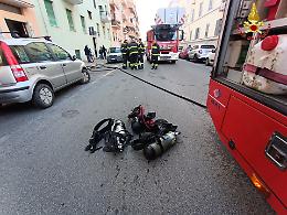 Via Bramante, indagini a tutto campo per chiarire le cause del rogo 