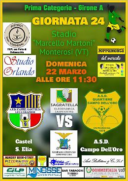 Qco, &egrave; l'ora dello scontro diretto. Tempo di derby per Dlf e Allumiere 