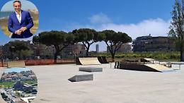Skate park a Ladispoli, lavori in corso nei giardini di via Firenze
