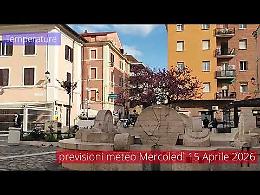 Previsioni meteo di mercoled&igrave; 15 Aprile 2026