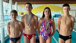 Nuoto, Capulli e Lorenzoni trascinano la TSC Tarquinia: pioggia di medaglie