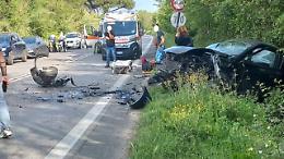 Ladispoli, frontale sull&rsquo;Aurelia: quattro feriti, uno grave e strada chiusa