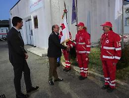 Il prefetto Capo visita la sede della Croce rossa di Viterbo