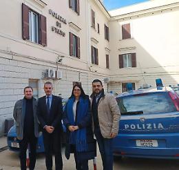 FdI, una delegazione in visita a Polizia e Carabinieri