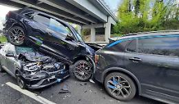Incidente in A1 tra Orte e Attigliano: 6 auto coinvolte in uno scontro