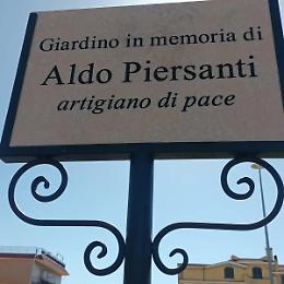 Posizionata la targa dedicata ad Aldo Piersanti