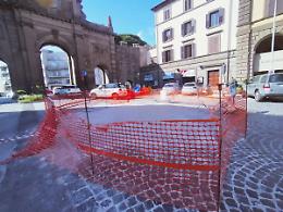 Floris: &laquo;Piazza della Rocca presto libera dai lavori&raquo;