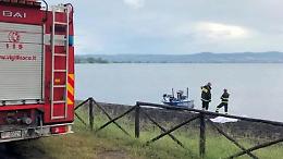 Paura nel lago di Bolsena per un&rsquo;imbarcazione ribaltata