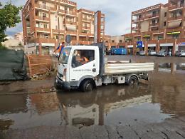 Bomba d&rsquo;acqua su Viterbo: allagamenti e alberi caduti